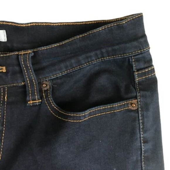 New J. Crew Womans Stretch Med Rise Skinny Jeans Sz 27 Dark 28x28 RN 77388 - Picture 7 of 12